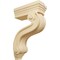Ekena Millwork 3 7/8"W x 8"D x 13"H Los Angeles Hollow Back Corbel, Maple COR03X08X13HAMA - alternate 1